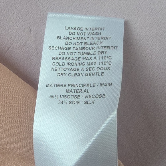 See By Chloé Lightweight Blouse in Blush Peach Large - Picture 7 of 7